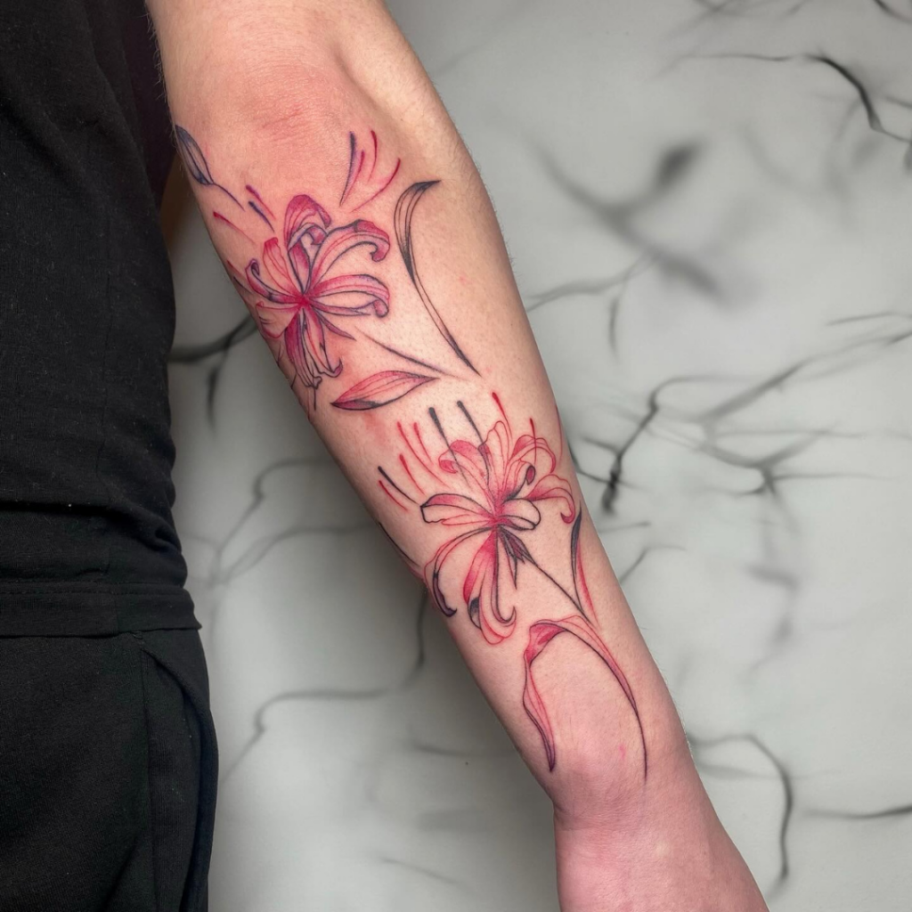 fine line tattoos stockholm beehive studio gakami_tattoo